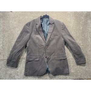 Tasso Ella Blazer Mens Large Brown Corduroy Elbow Patch Two-Button Jacket Career